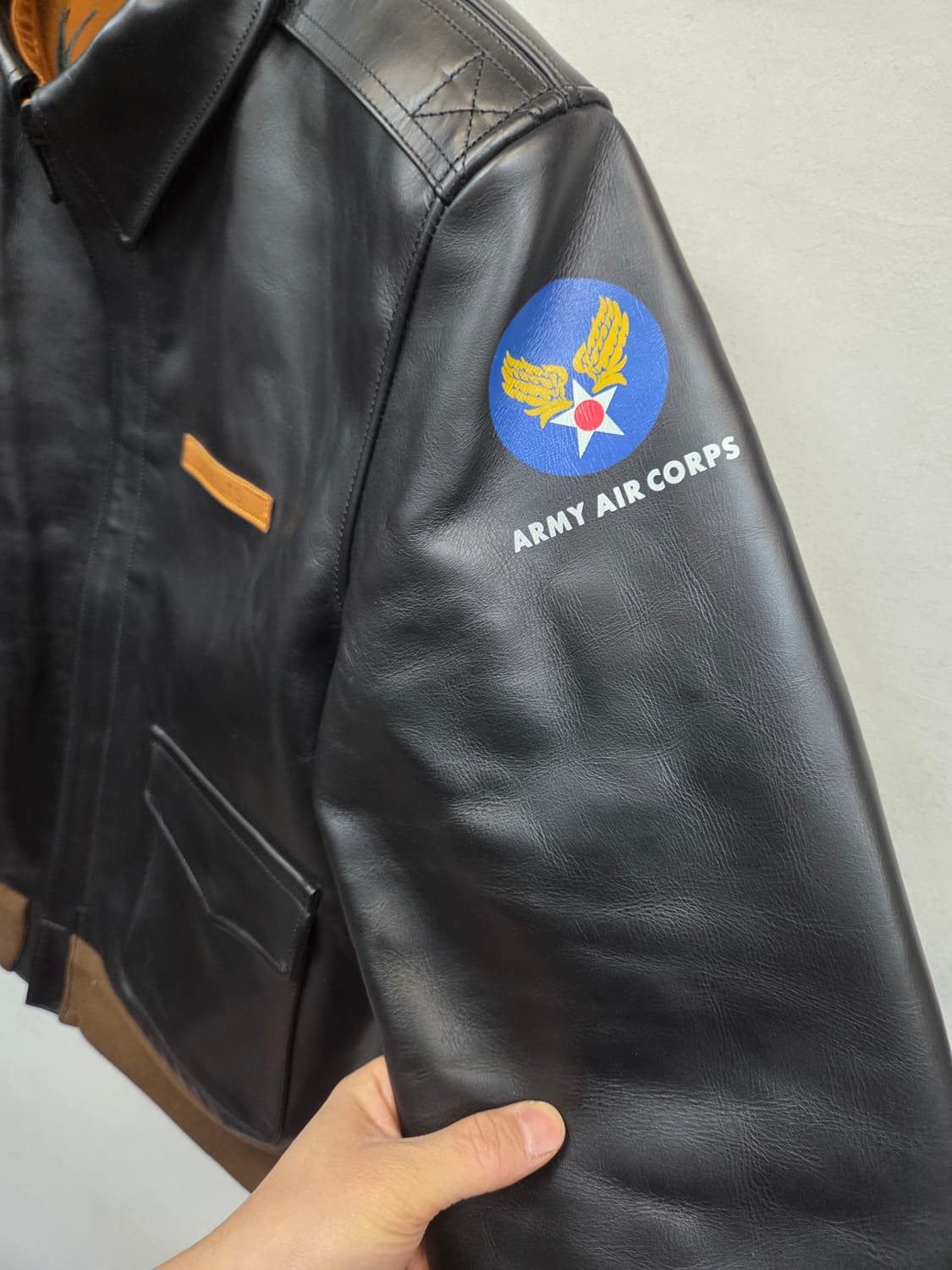 밀리터리 에어포스 a-2 말가죽 항공자켓 xl 상품이미지5
