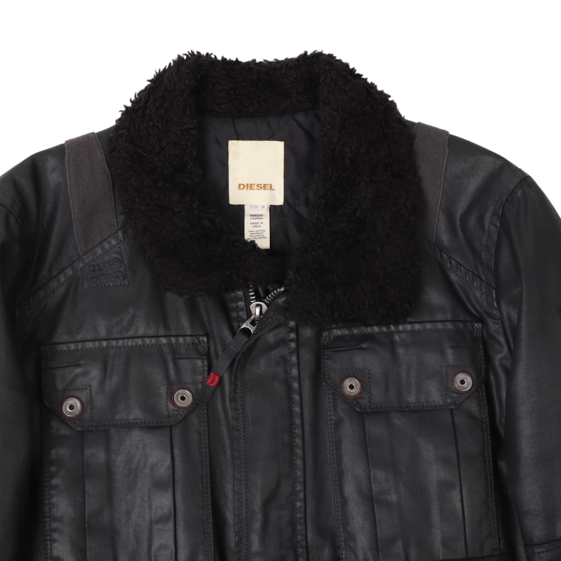 디젤 시어링 코티드 트러커 점퍼 자켓 상품이미지2