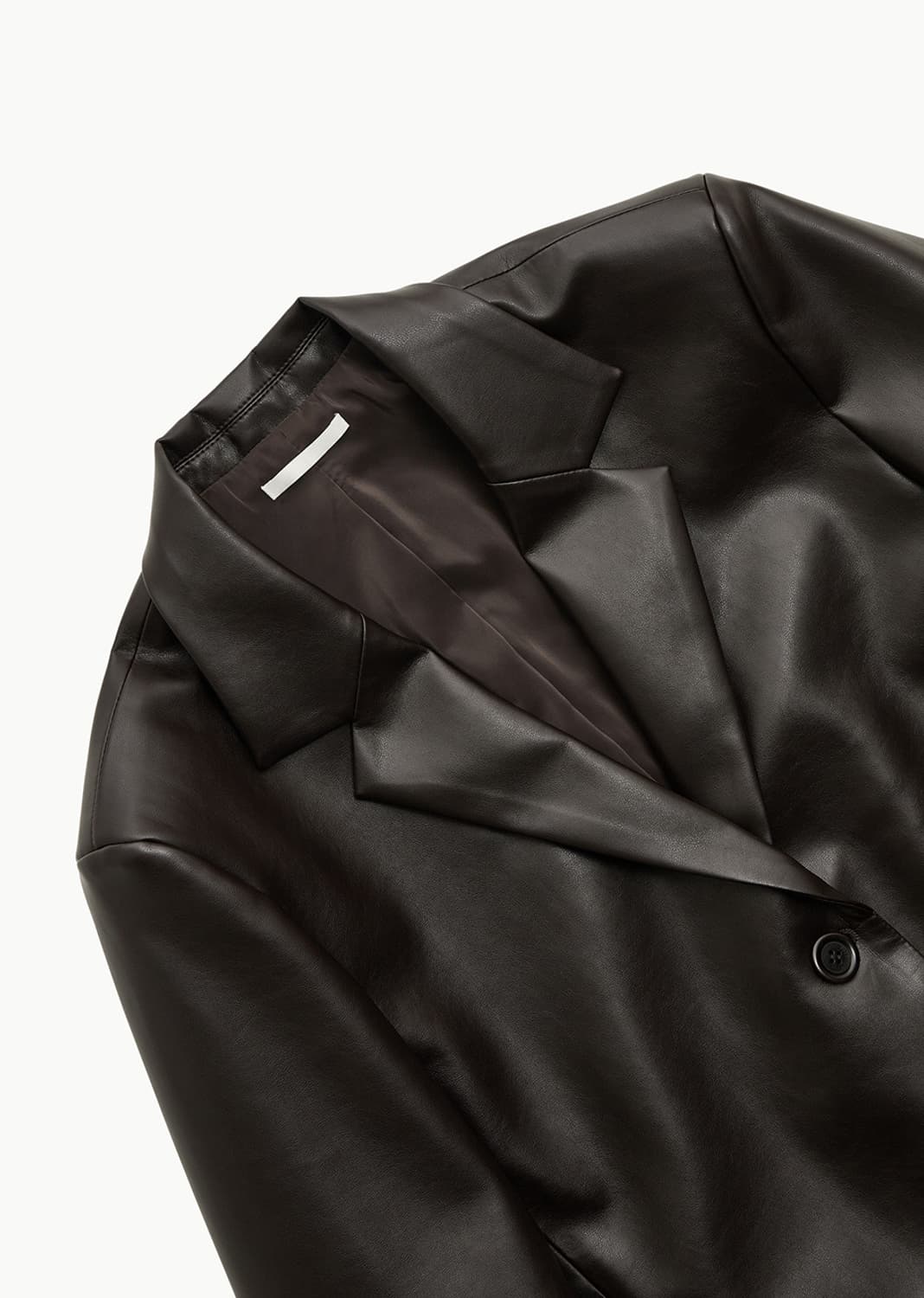 AMOMENTO 아모멘토 레더 롱 자켓 재킷 LEATHER LONG JA 상품이미지6