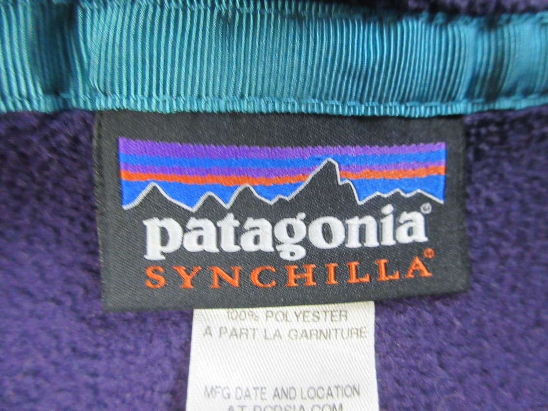 14FW 파타고니아 신칠라 스냅-T 퍼플/블루 상품이미지4