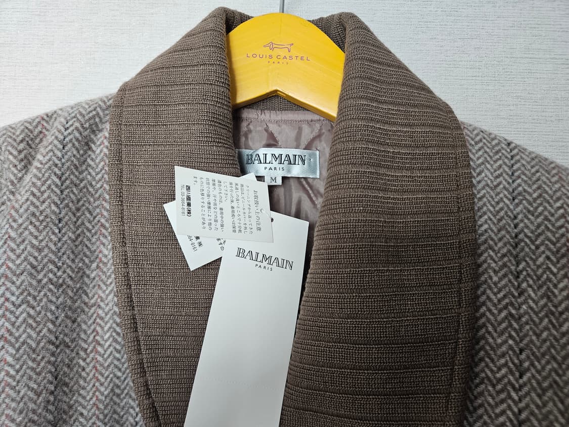 발망 BALMAIN 파리 울 워크 자켓 일본산 빈티지 (새제품) 상품이미지3