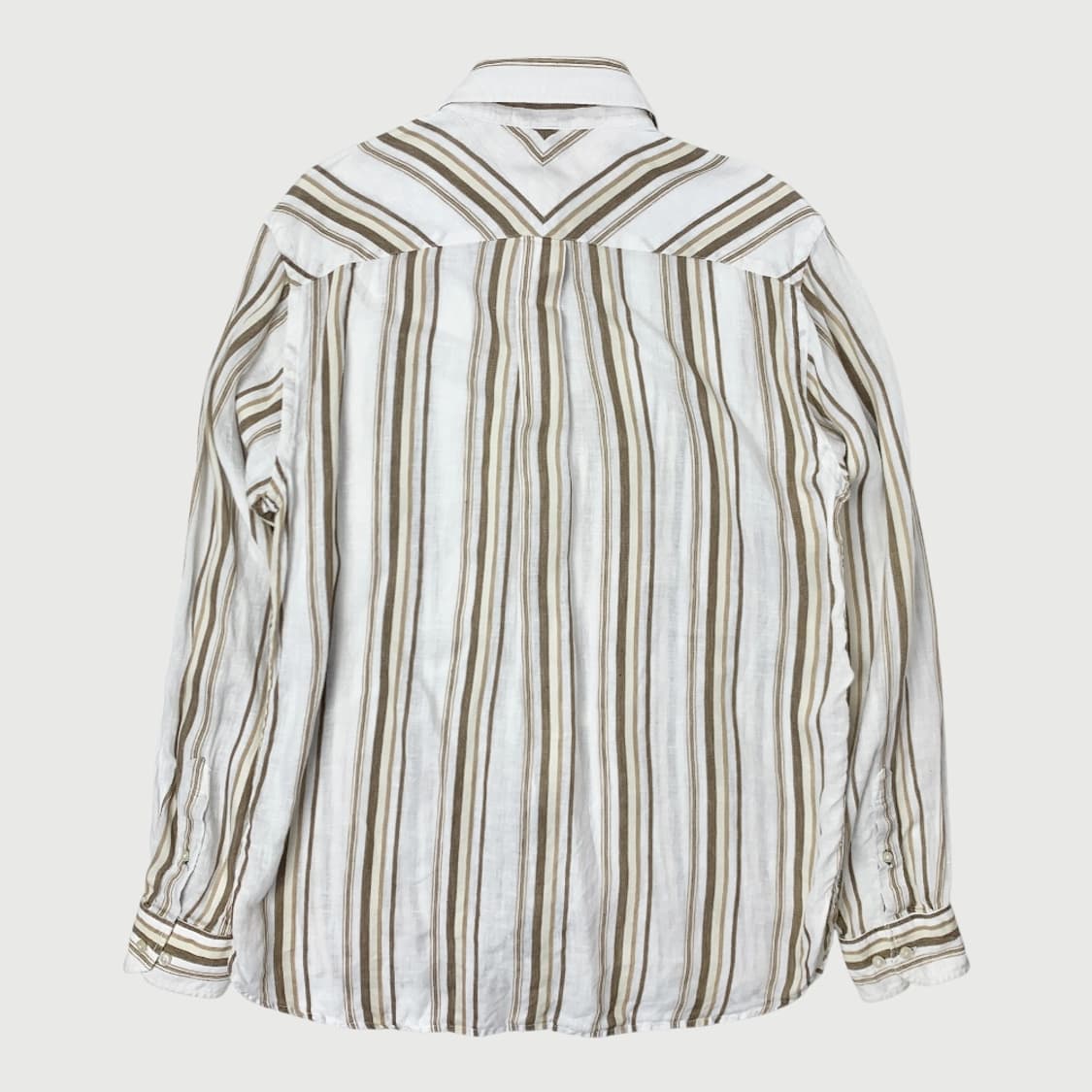 [M/정품] 타미힐피거 리넨 스트라이프 셔츠 상품이미지3