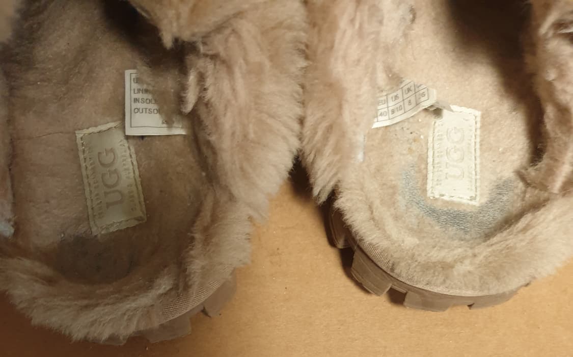 호주 오즈웨어 코케트 스트랩 털끈 슬리퍼 체스트넛 (250) 상품이미지4