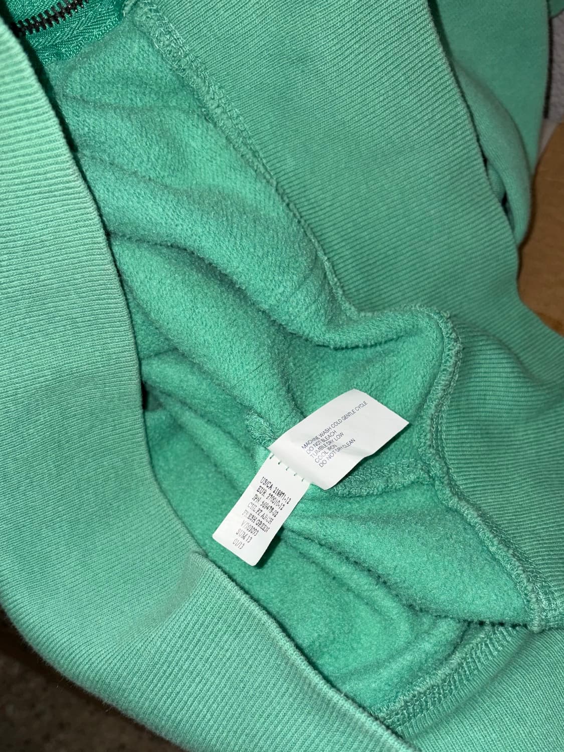 GAP 로고 민트 후드집업 상품이미지8