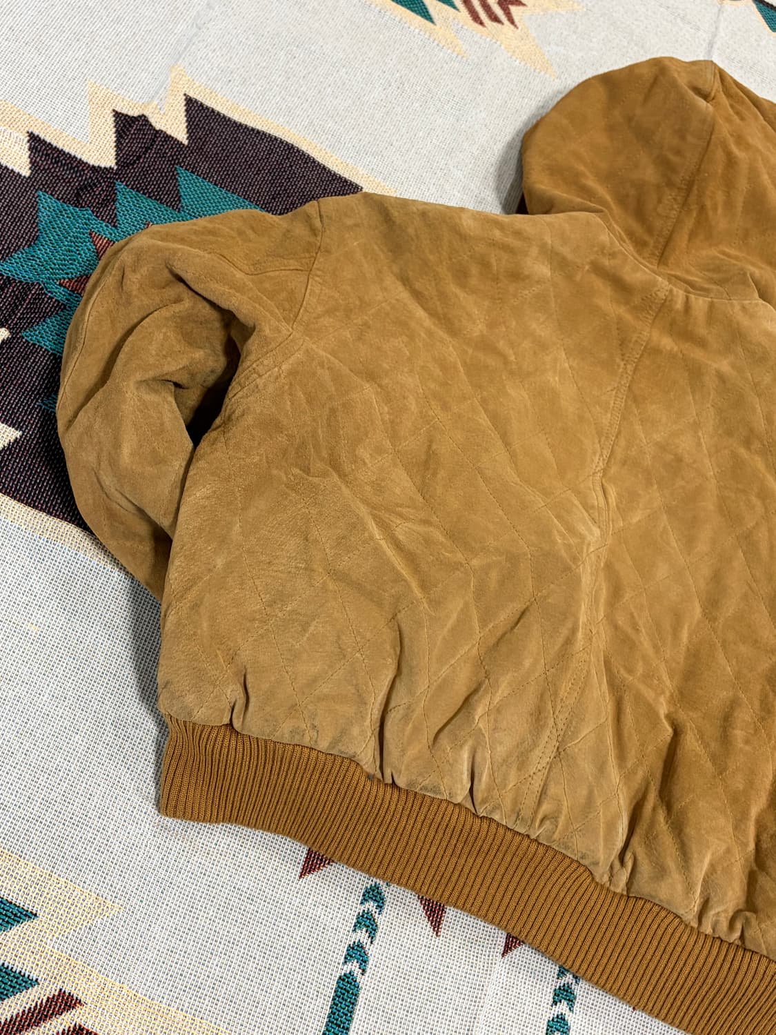 Jun&Co suede crop hoodie / 스웨이드 후드집업 자켓 상품이미지8