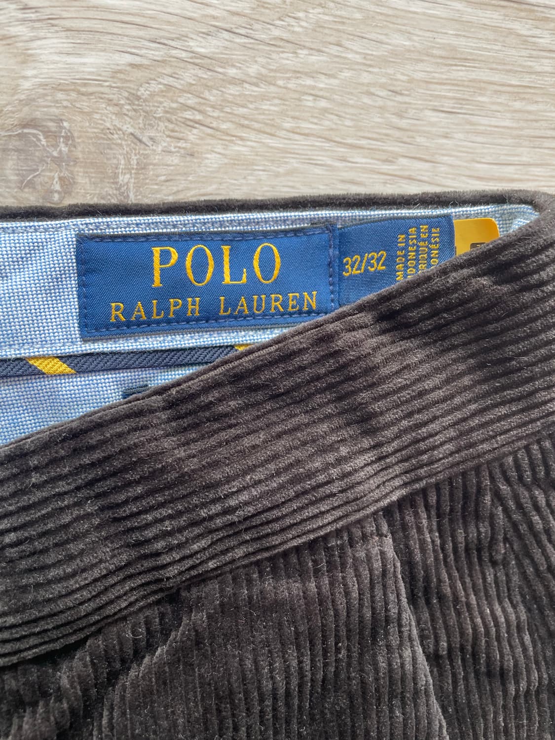 폴로 랄프로렌 브라운 코듀로이 바지 32/32 상품이미지2