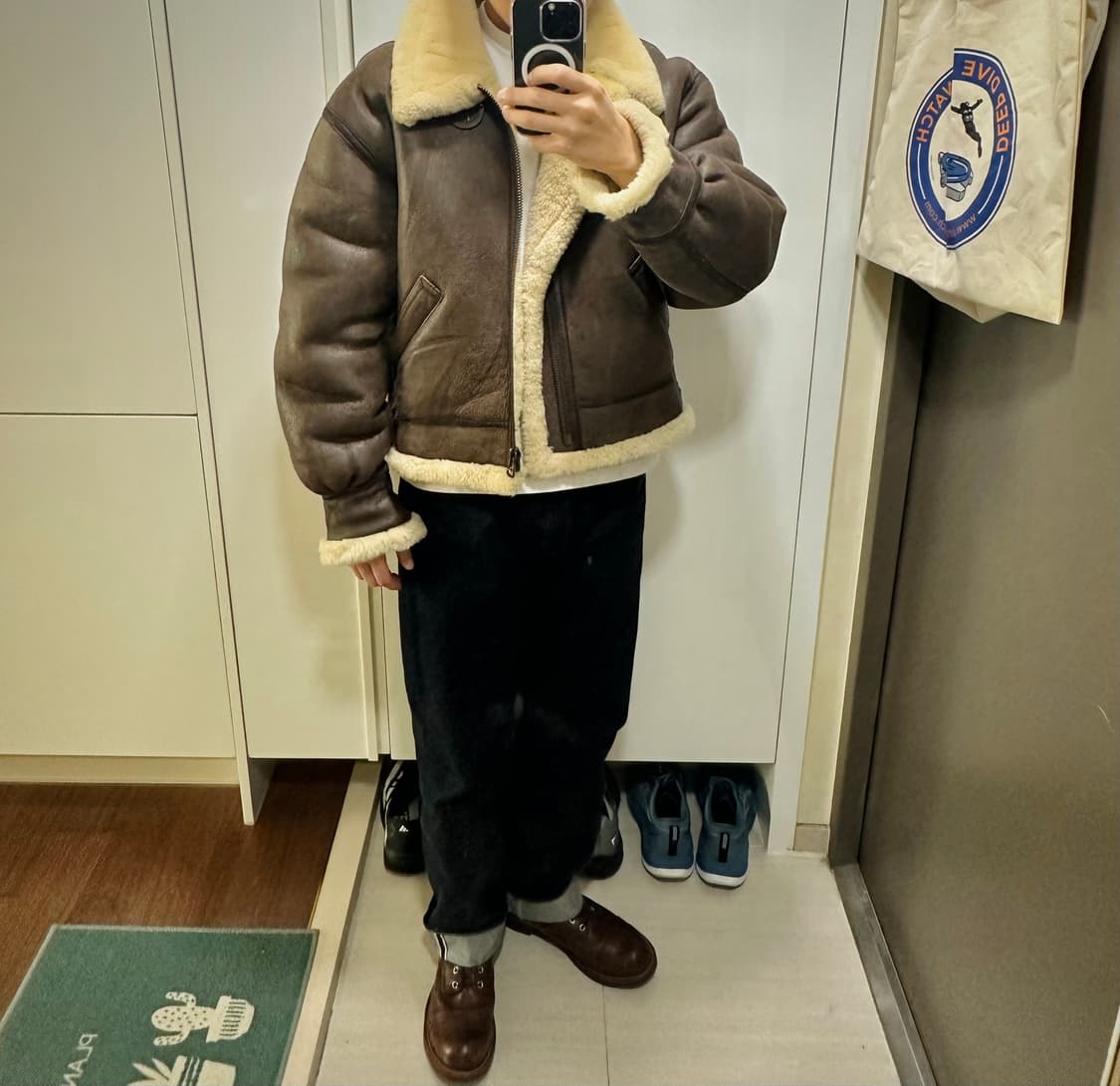 빈티지 b-3 무스탕 L 상품이미지6