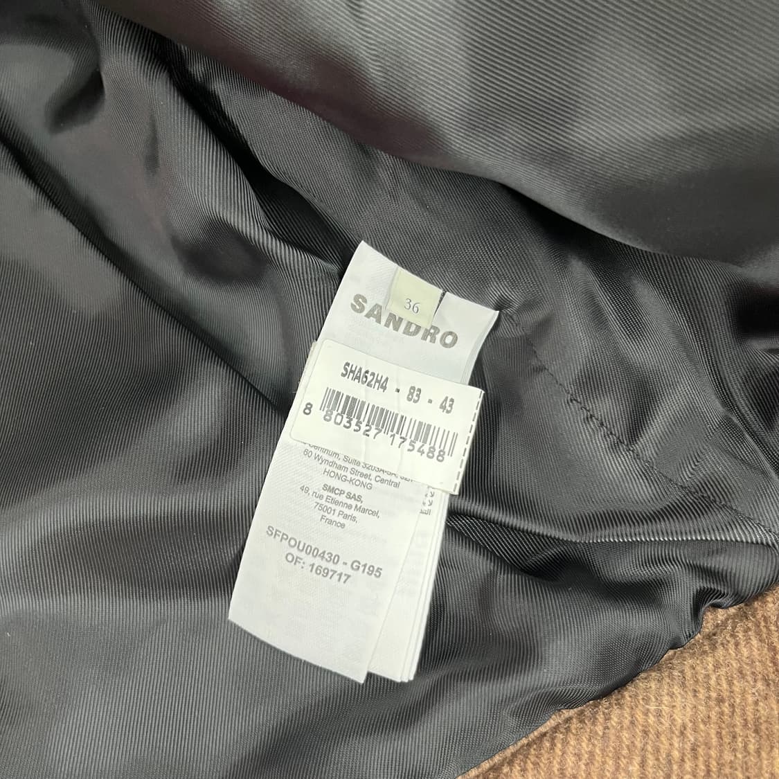 산드로 크롭 울자켓 36 상품이미지6