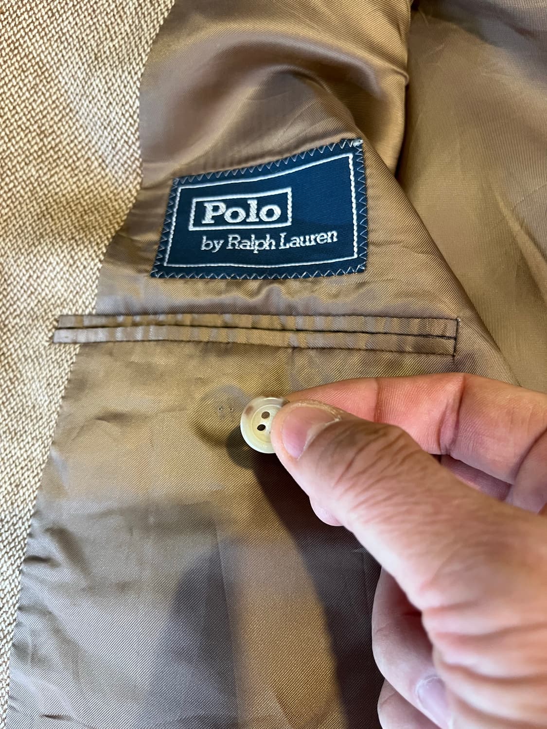 폴로 랄프로렌 울 캐시미어 블레이져(이탈리아제) 상품이미지7