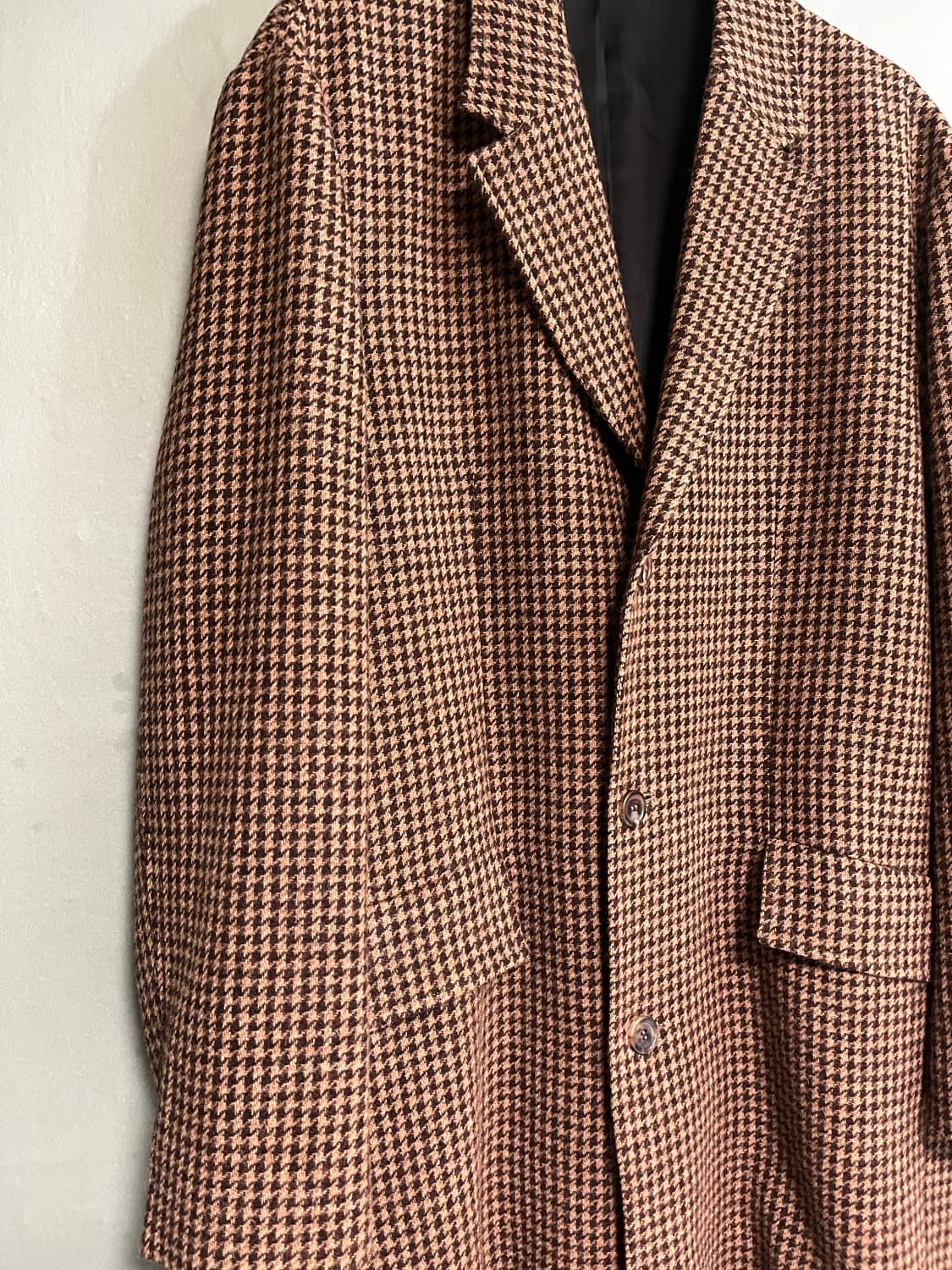 유스 Chesterfield Coat_Check Large 상품이미지3