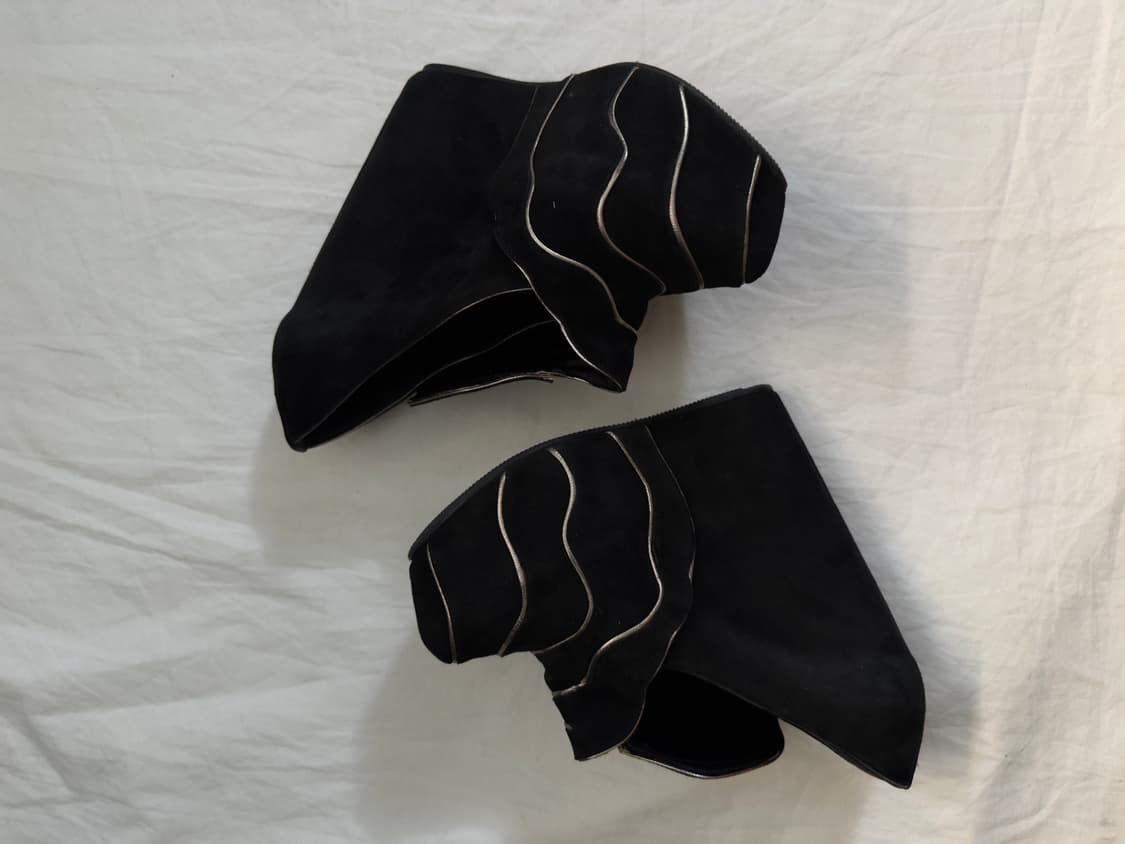 rare* 돌체앤가바나 아트피스 웨지힐 앵클부츠 상품이미지7