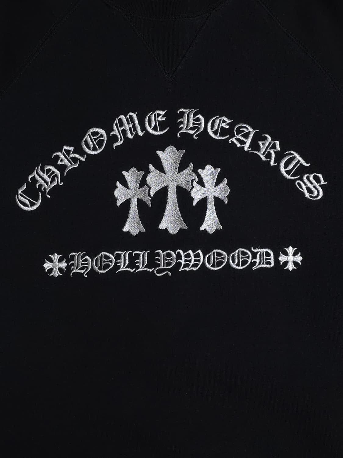 [M] 크롬하츠 세메터리 헐리우드 맨투맨 블랙 상품이미지4