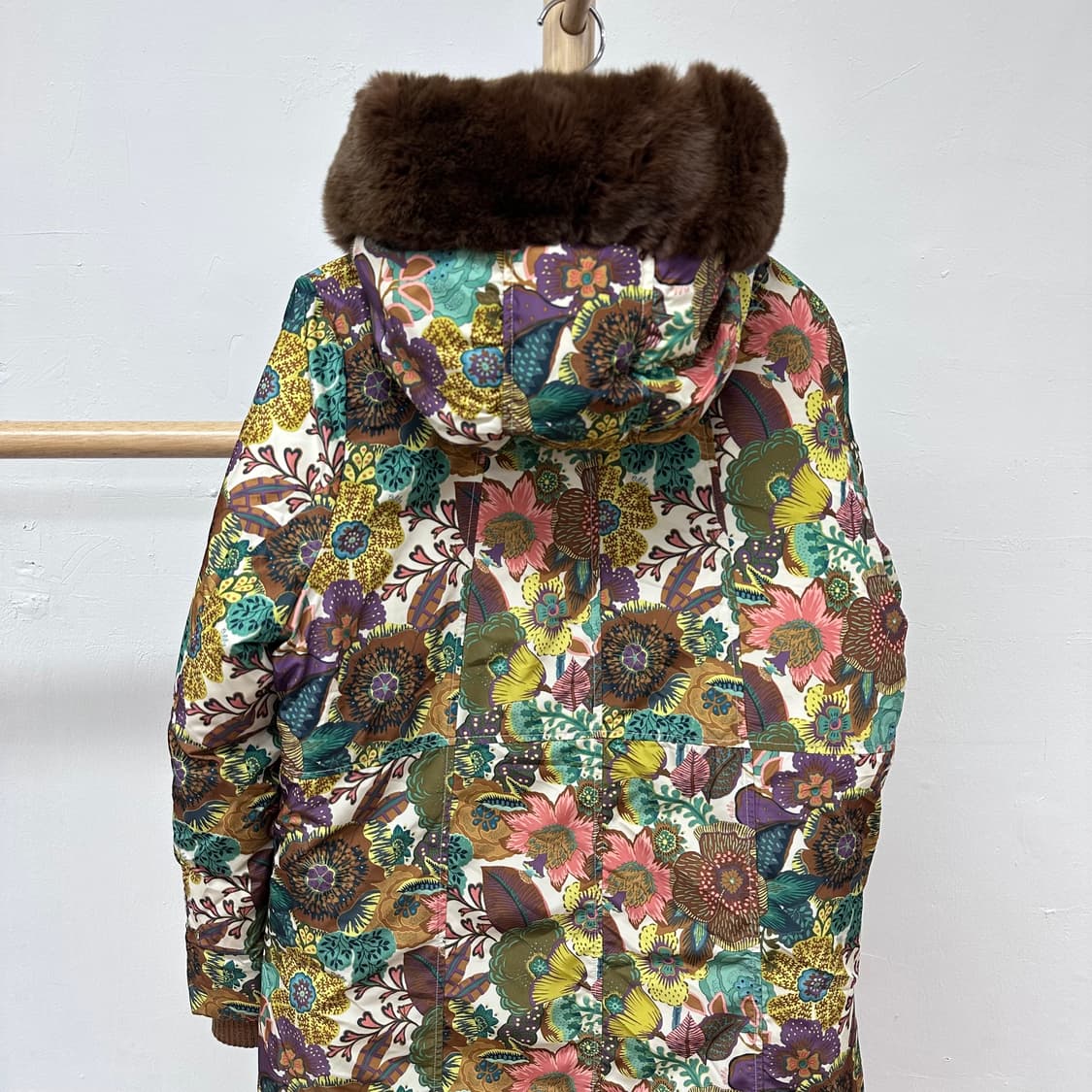 oilily 오일릴리 패턴 덕다운 패딩 점퍼 (토끼털) 정품 J25 상품이미지5