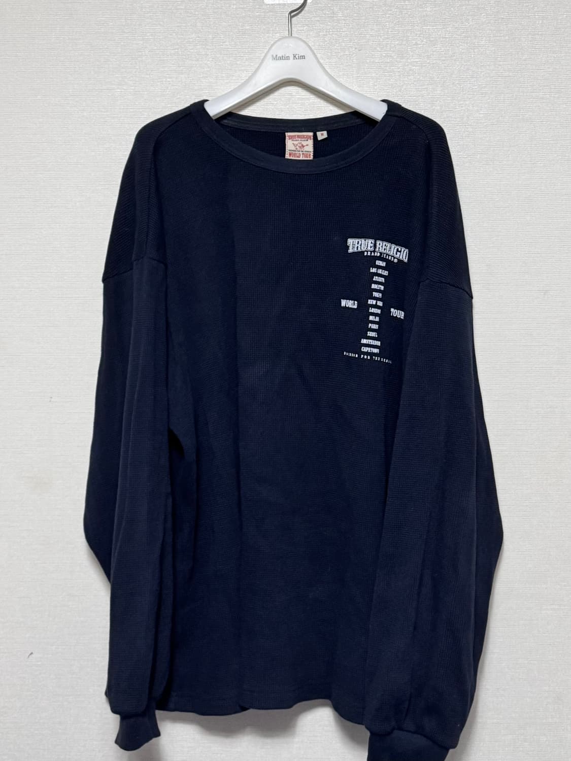 트루릴리젼 월드투어 와플 긴팔 티셔츠 상품이미지1