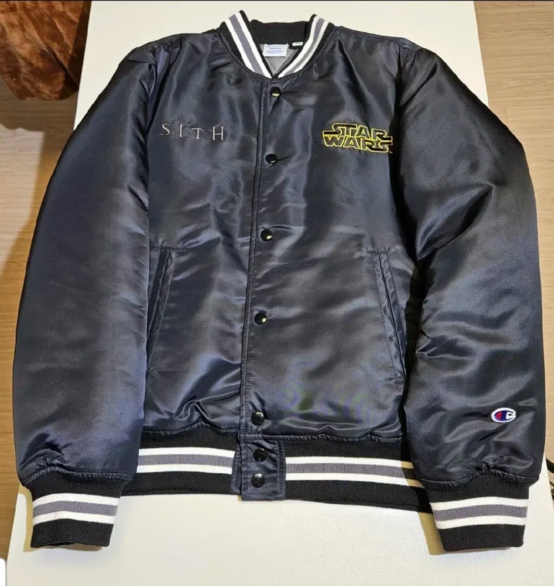 [M]한정판 도쿄빔즈×재팬 챔피온×스타워즈 콜라보 스타디움 자켓. 상품이미지5