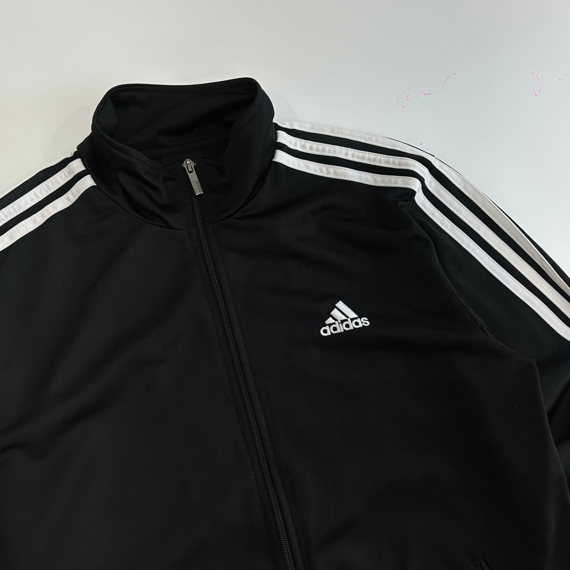 Adidas 아디다스 삼각로고 블랙 트랙탑 져지 상품이미지4