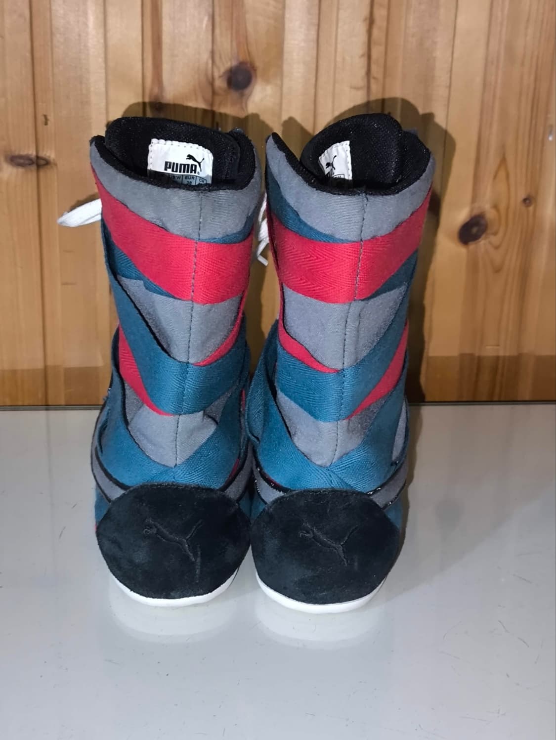 240mm 푸마 x 알렉산더맥퀸 컷맨하이 붕대 스니커즈 상품이미지7