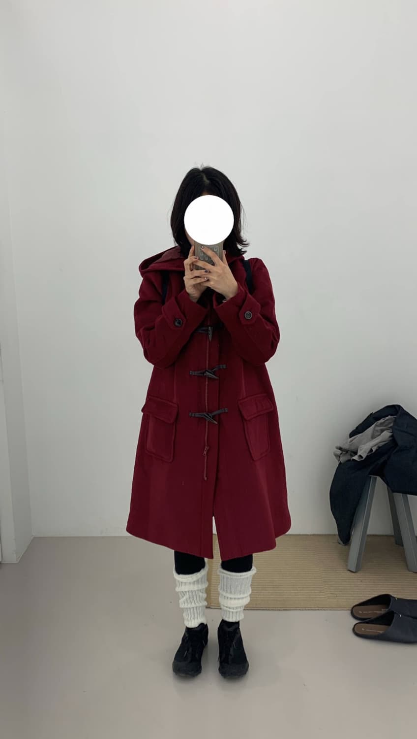 빨강 떡볶이코트 상품이미지1