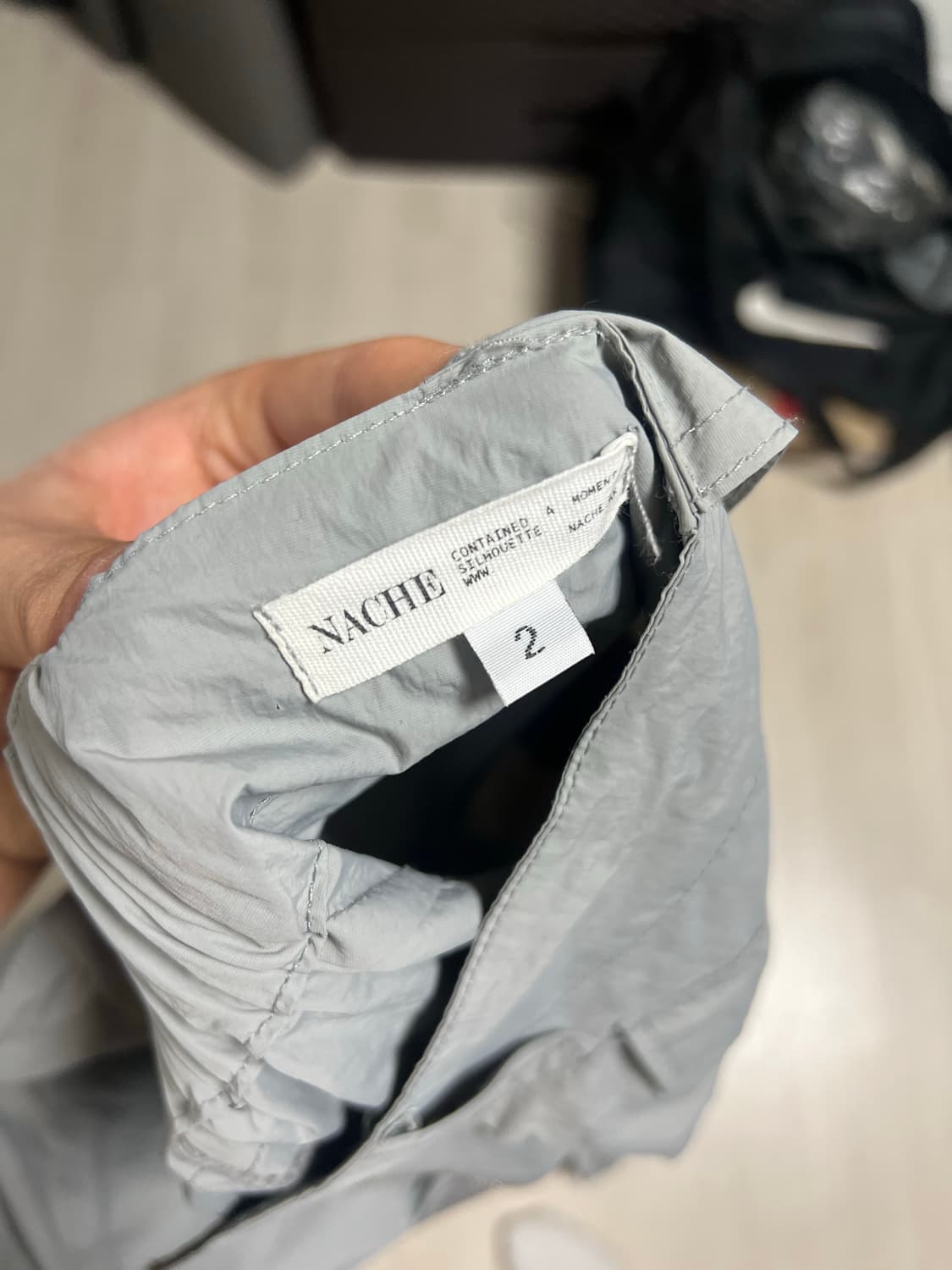 NACHE 나일론 셔링 팬츠 (2) 상품이미지1