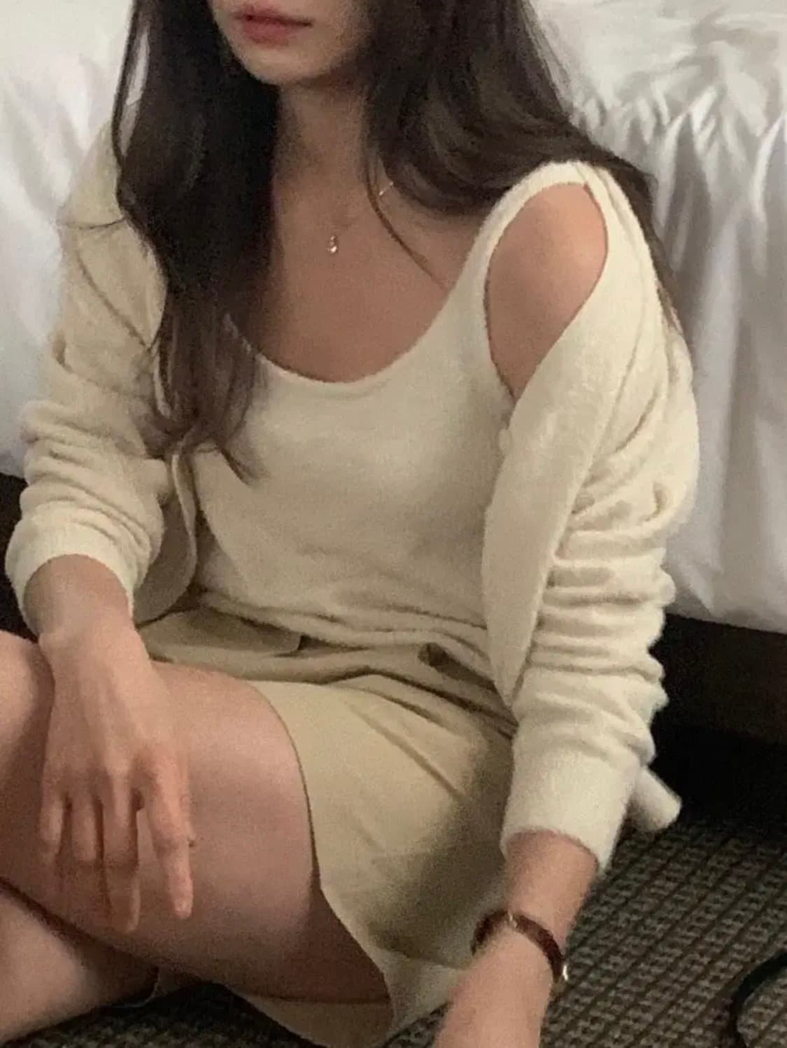 베르가못 가디건,나시 세트 상품이미지3