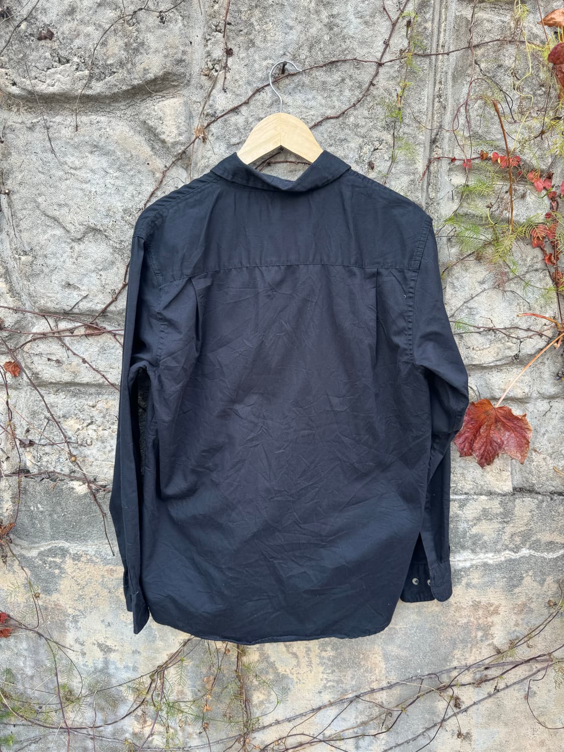 랭글러 빈티지 포켓 워크 셔츠 블랙 m 상품이미지3