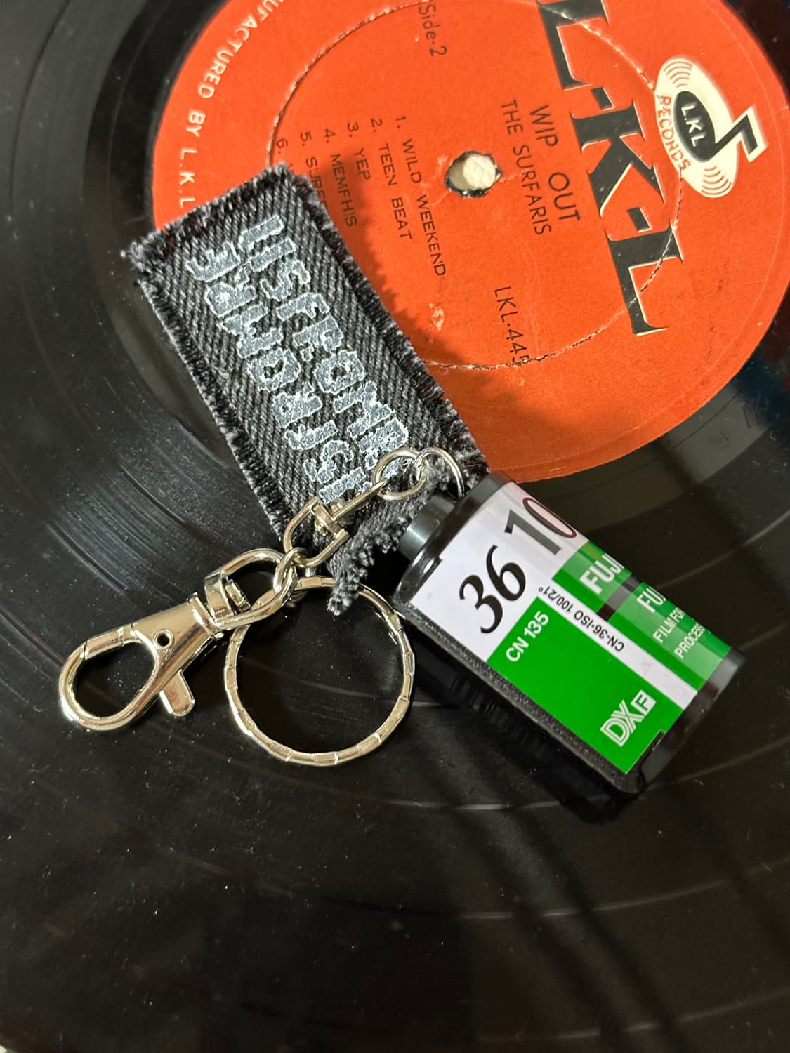 어스프롬리 업사이클 빈티지 필름매거진 키링[후지필름] 상품이미지1