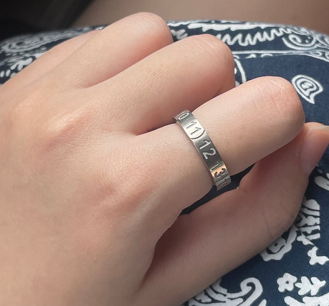 메종마르지엘라 뉴메리컬 실버링 상품이미지2