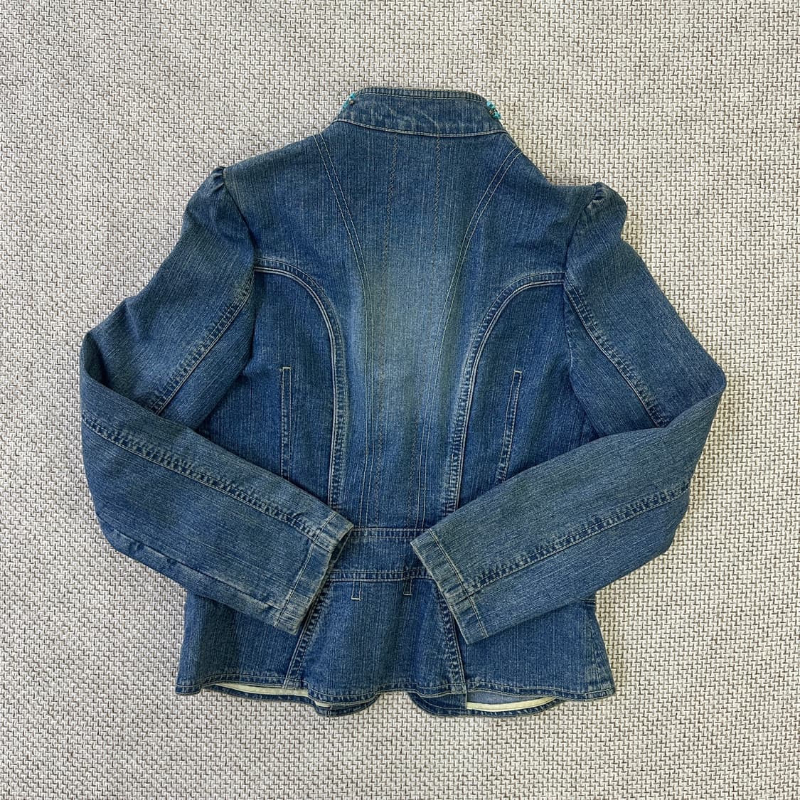 66 송지오 청자켓 비즈장식 자켓 0421D 상품이미지4