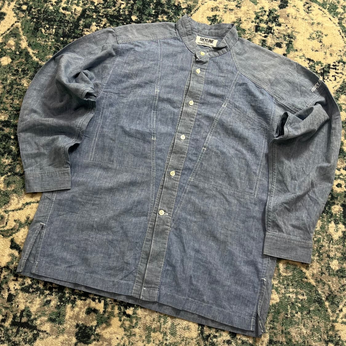 90s Issey miyake 이세이미야케 논카라 아메카지 셔츠 상품이미지4
