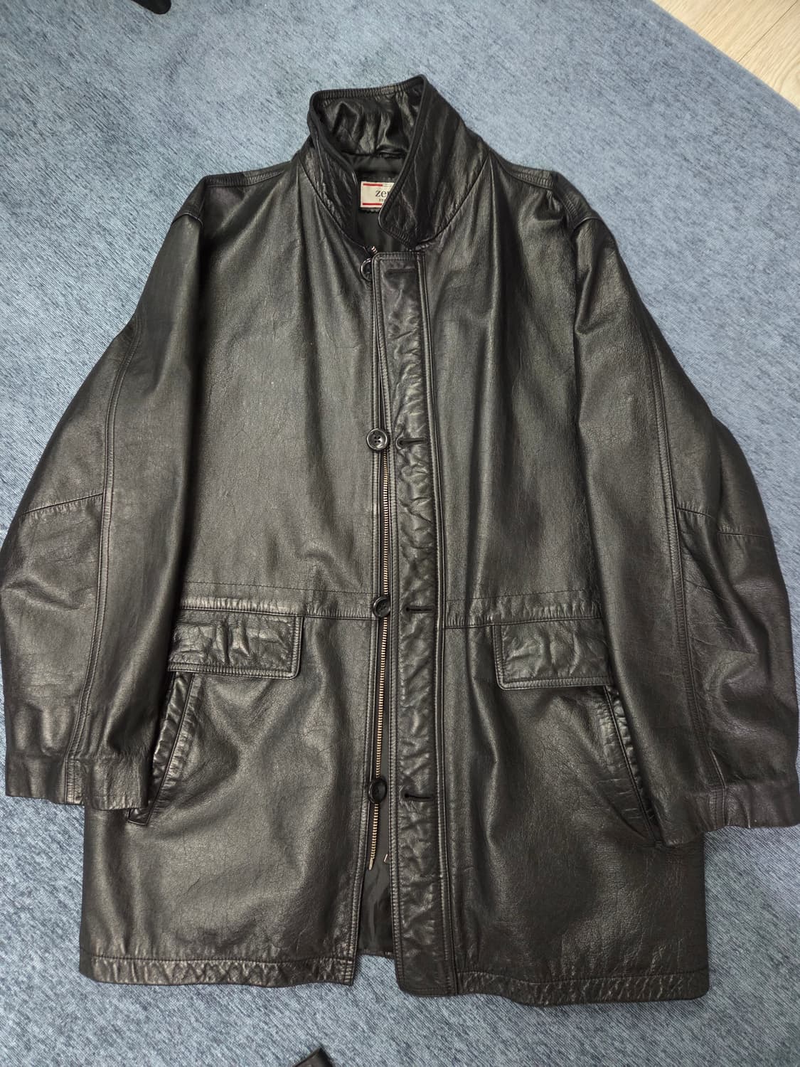 빈티지 레더 카코트 상품이미지1