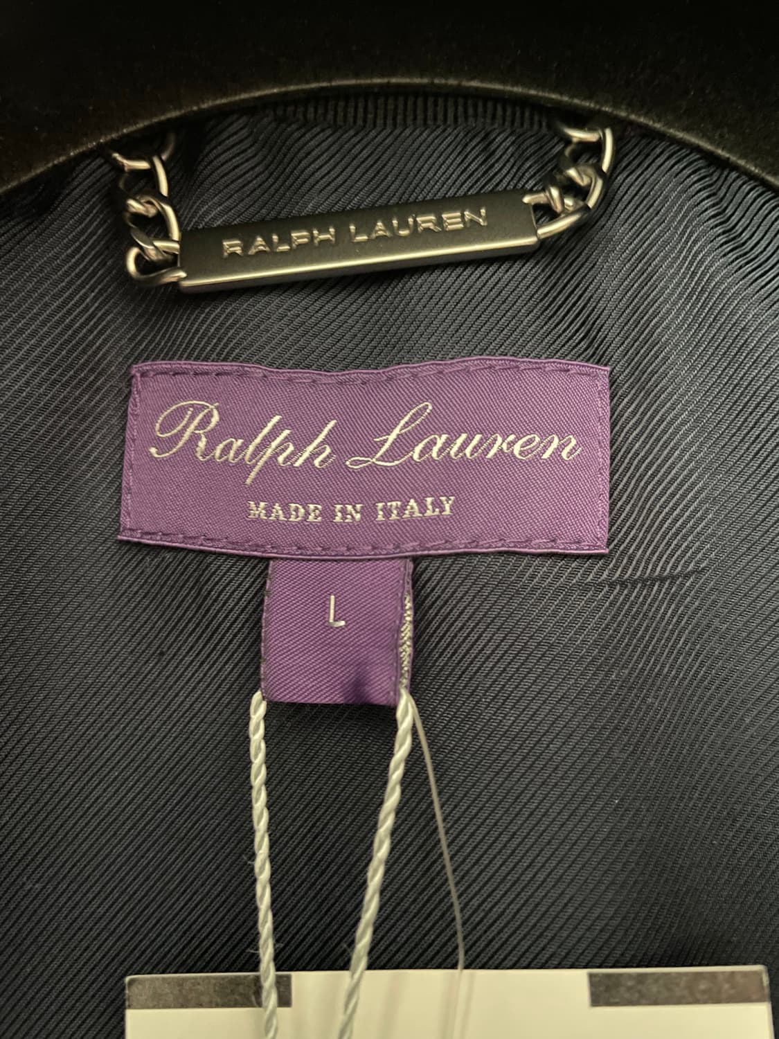 랄프로렌 퍼플라벨 실크블루종 상품이미지4