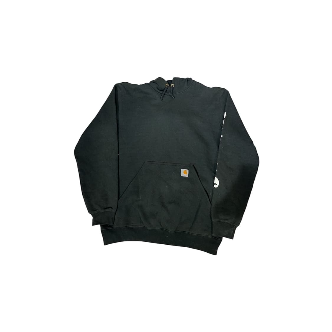 칼하트 블랙 오버핏 화이트 사이드 로고 후드티 M 상품이미지5