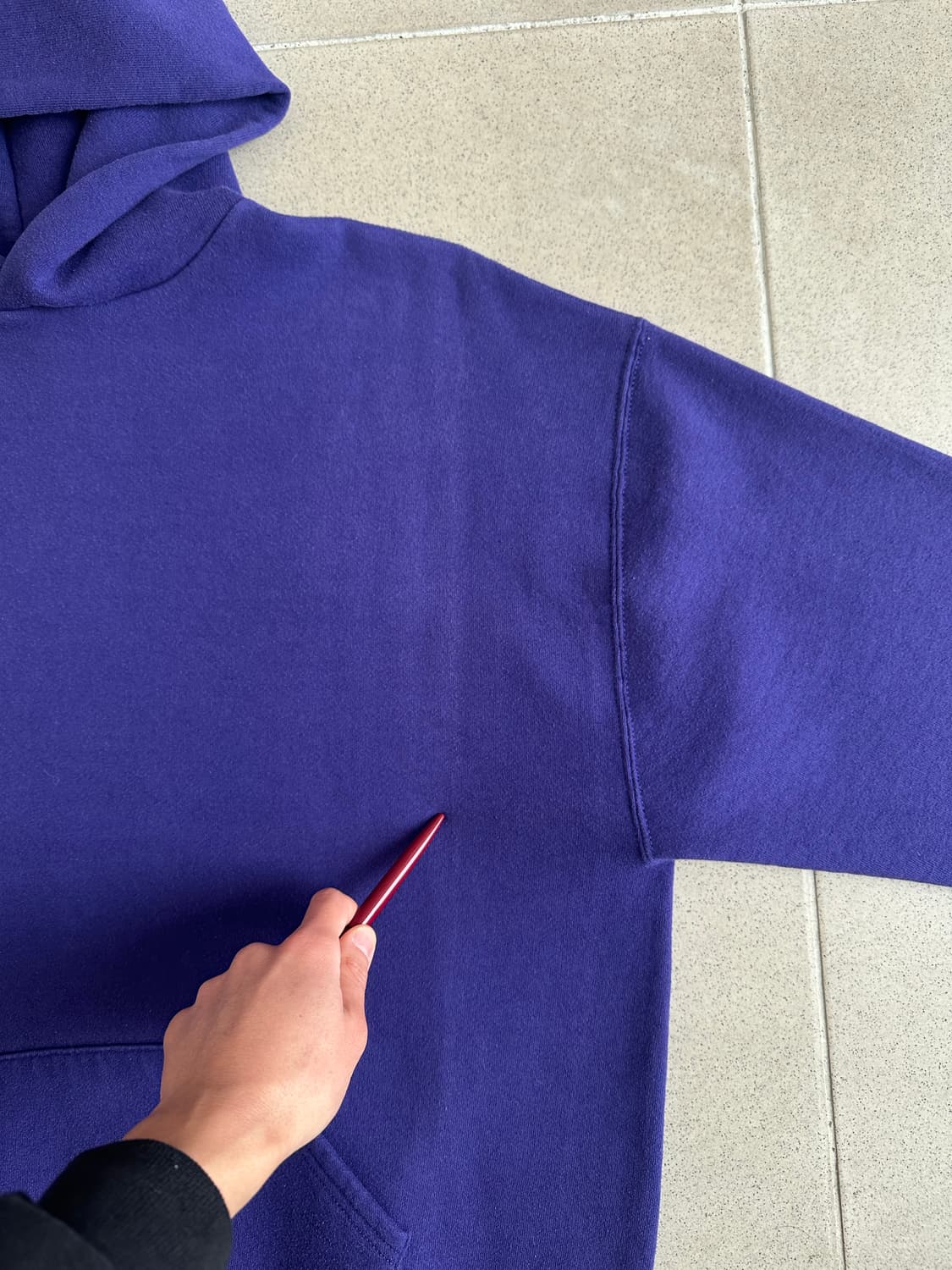 90s 빈티지 러셀 후드 퍼플 XL USA 상품이미지7