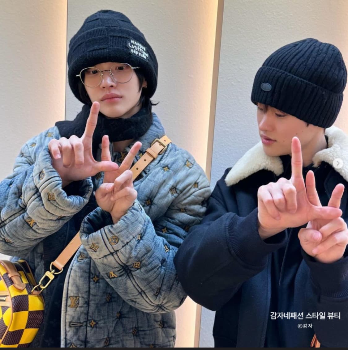 [L] 루이비통 컬렉션라인 퍼렐 청패딩 상품이미지4