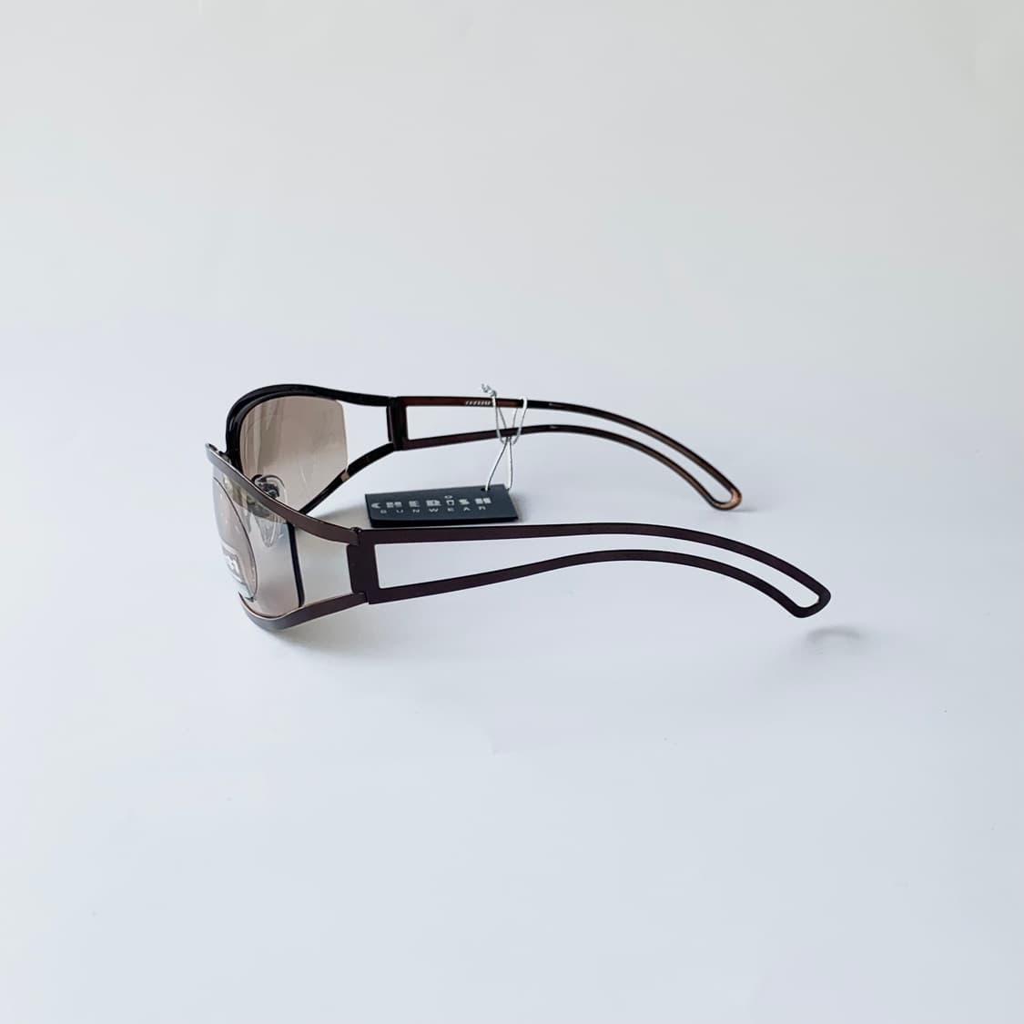 967 데드스탁 빈티지선글라스 브라운 타원형 안경테 클래식 오벌 메탈 상품이미지3