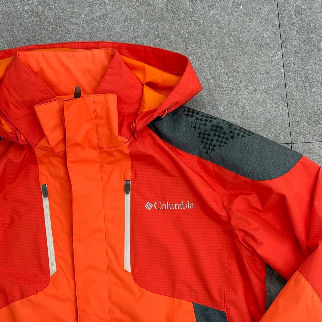 빈티지 콜럼비아 바람막이 오런지 상품이미지6