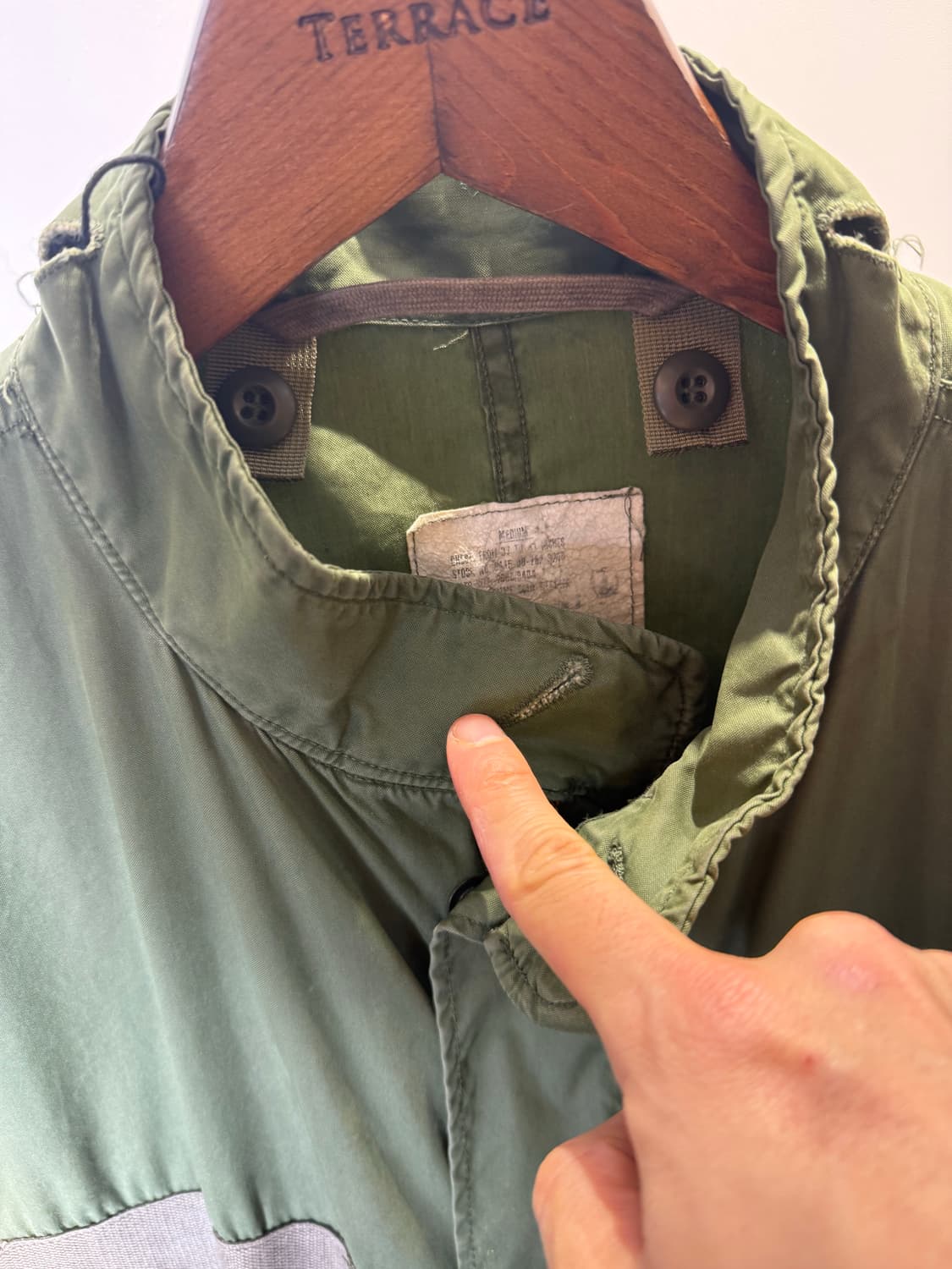 빈티지 M65 피쉬테일 자켓  상품이미지4