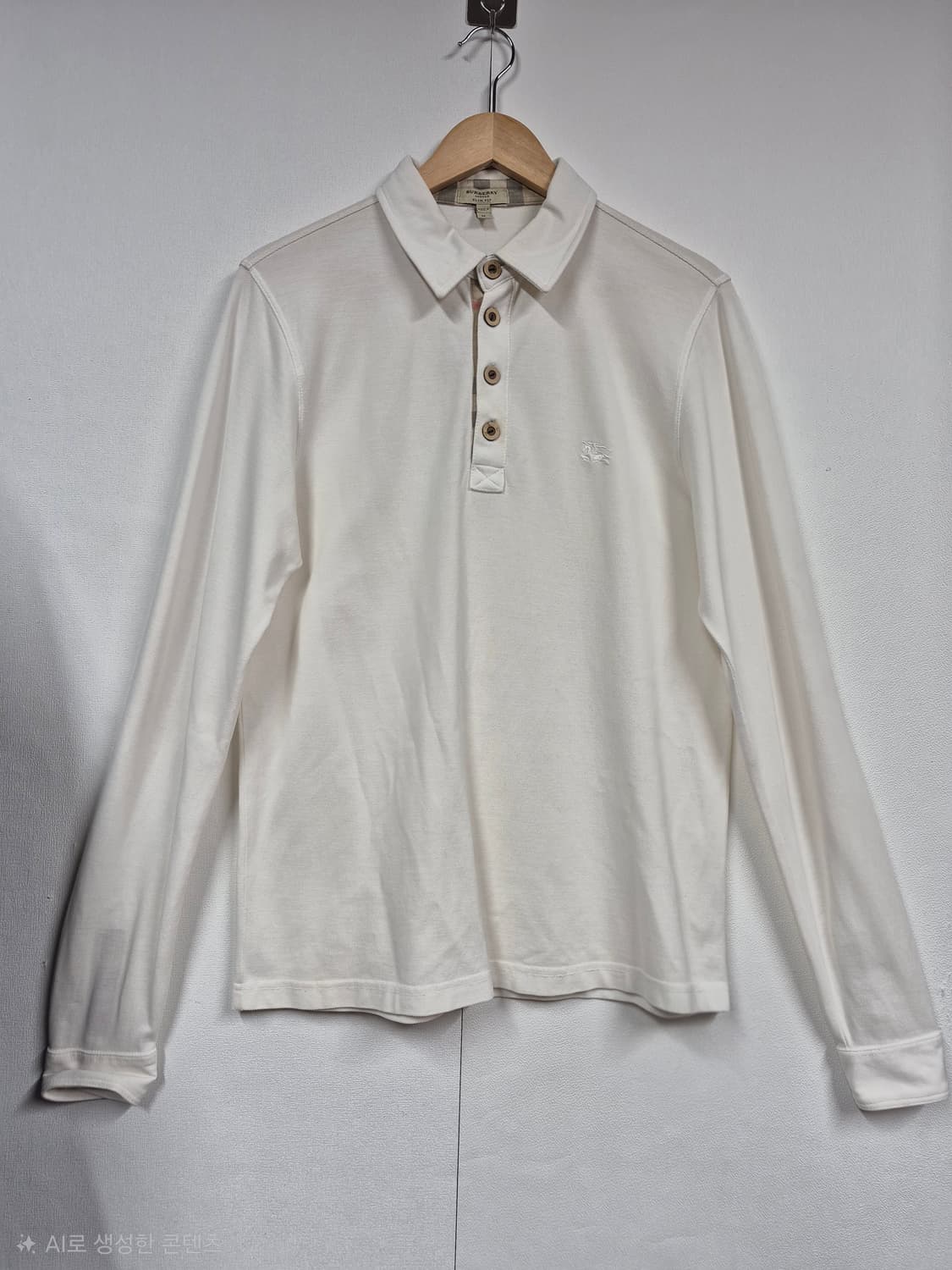 버버리 면 긴팔티 상품이미지1