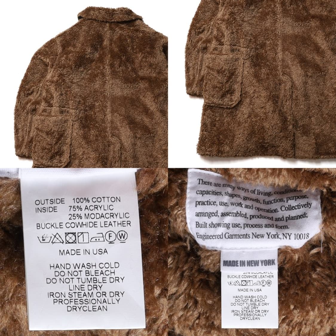 Engineered Garments Shawl Collar Coat 상품이미지10