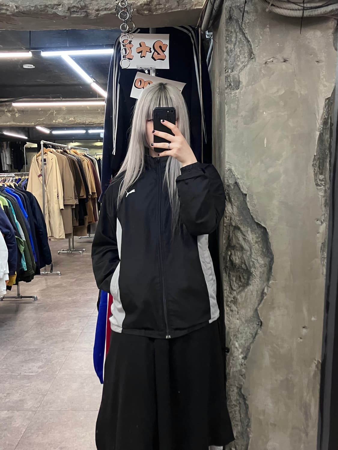 퓨마 바람막이 블랙 M  #csz3452 상품이미지2