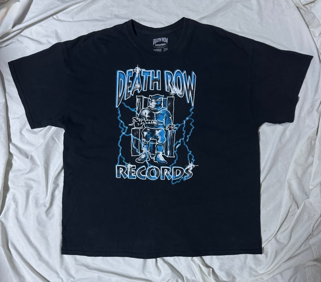 Death row records 티셔츠 스눕독 닥터 드레 힙합 상품이미지1