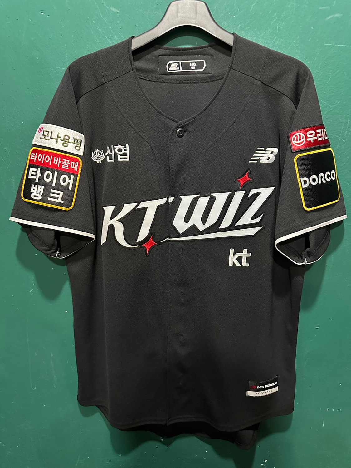 KT위즈 천성호 블랙유니폼110사이즈 상품이미지1