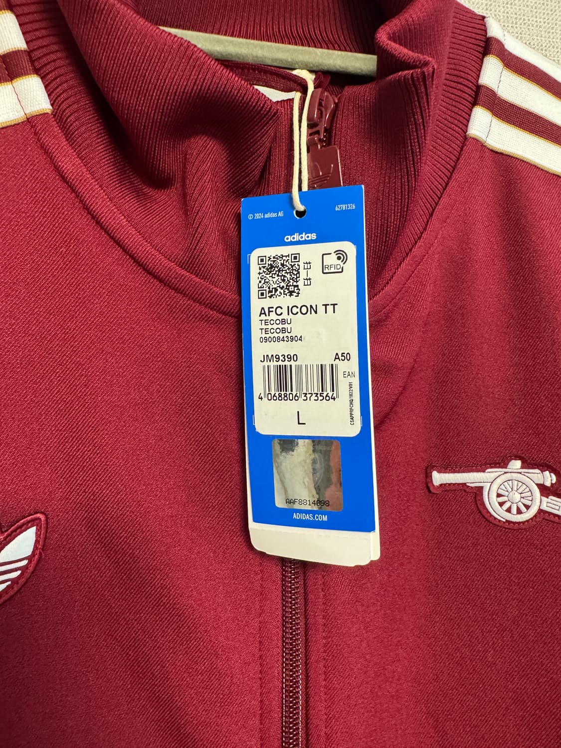 아디다스 아스날 트랙탑 jm9390 상품이미지6