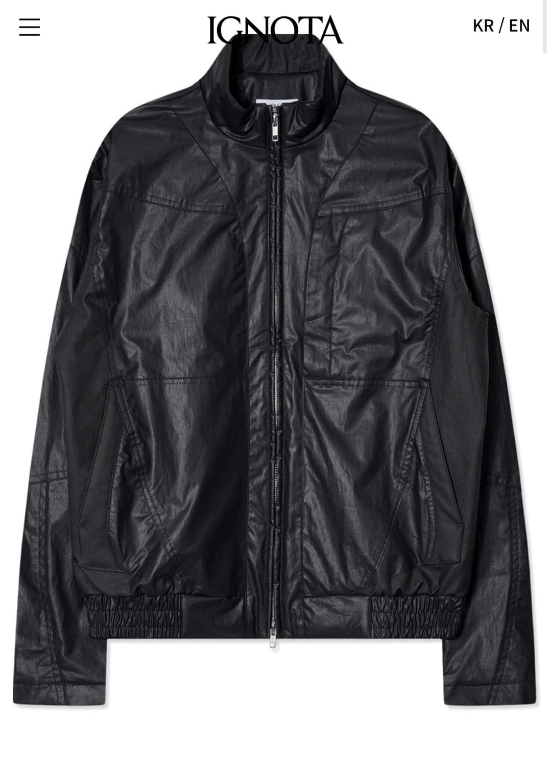 이그노타 코어14 코티드자켓 블랙 L 상품이미지3