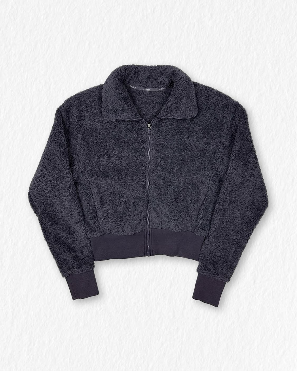 안다르 크롭 후리스 자켓 상품이미지1