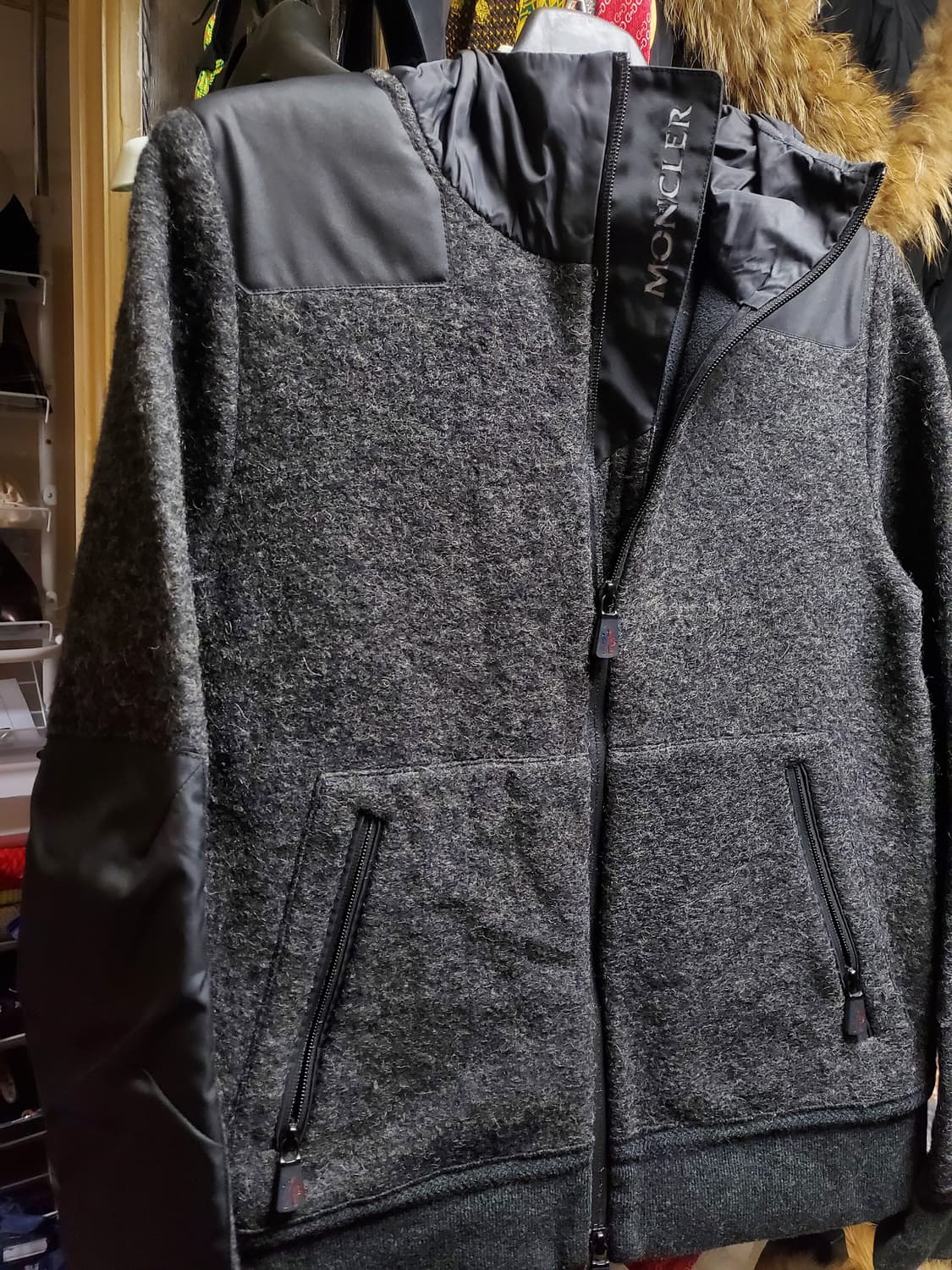 몽클레어 그레노블 모헤어 나일론후드자켓 상품이미지5