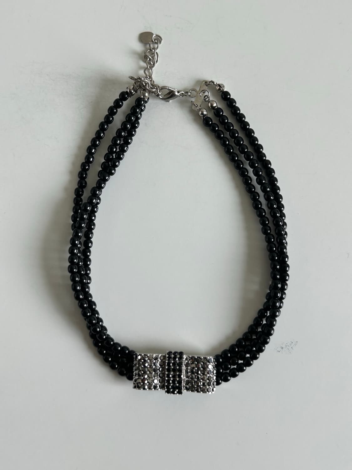 큐빅 리본 초커 상품이미지2