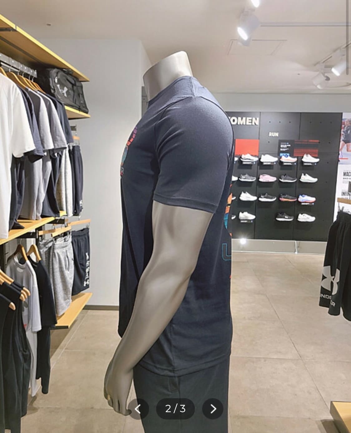 언더아머 웨이브 크러셔 커틀벨 반팔 티셔츠 XXL 2XL 상품이미지2