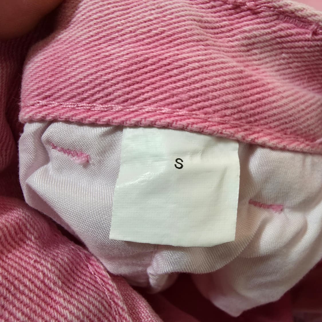 (S)여성 디프니 가먼트다잉 원턱 와이드 데님 팬츠 상품이미지5