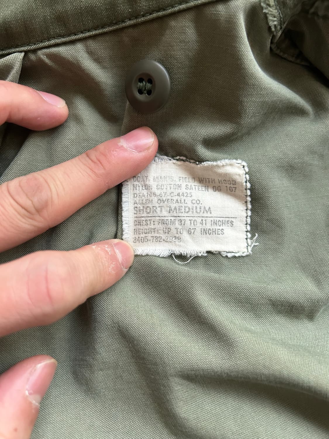 60’s 2nd Type M65필드자켓 미디움/숏 상품이미지4